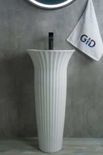 Раковина Gid Nb132 81113 накладная белая 41x41x84 Раковина Gid Nb132 81113 накладная белая 41x41x84