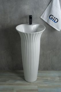 Раковина Gid Nb132 81113 накладная белая 41x41x84 Раковина Gid Nb132 81113 накладная белая 41x41x84