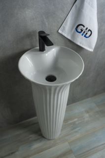 Раковина Gid Nb132 81113 накладная белая 41x41x84 Раковина Gid Nb132 81113 накладная белая 41x41x84