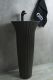 Раковина Gid Nb132bg 81114 накладная под черная  графит 41x41x84