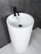 Раковина Gid Nb135 81102 накладная белая 46x46x86