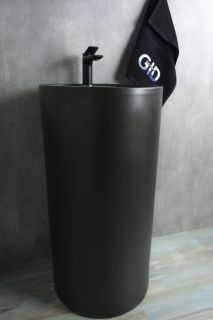 Раковина Gid Nb135bg 81109 накладная черная графит 45x45x85 Раковина Gid Nb135bg 81109 накладная черная графит 45x45x85