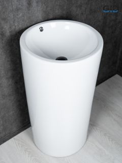 Раковина Gid Nb163 81107 накладная белая 46x46x85 Раковина Gid Nb163 81107 накладная белая 46x46x85