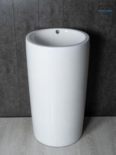 Раковина Gid Nb163 81107 накладная белая 46x46x85 Раковина Gid Nb163 81107 накладная белая 46x46x85