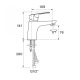 Смеситель для раковины Santek Форт WH5A02004C001 хром