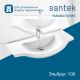 Мебельная раковина Santek Эльбрус 1WH110255 100 см белый