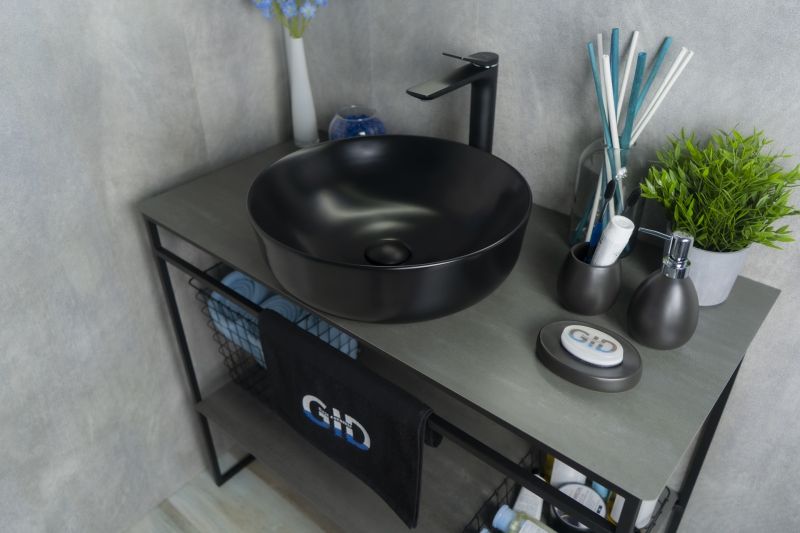 Раковина Gid Nc911 52224 накладная черная матовая 41.5x41.5x13.5 Раковина Gid Nc911 52224 накладная черная матовая 41.5x41.5x13.5