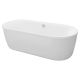 Ванна акриловая Cezares Метауро (Metauro) METAURO-Central-180-80-40-W-MATT 180x80 см белый матовый