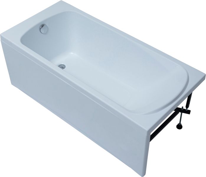 Акриловая ванна Aquanet Elba 150x70 см с каркасом 251928