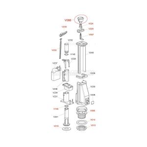 Сливной механизм с двойной кнопкой AlcaPlast A08A