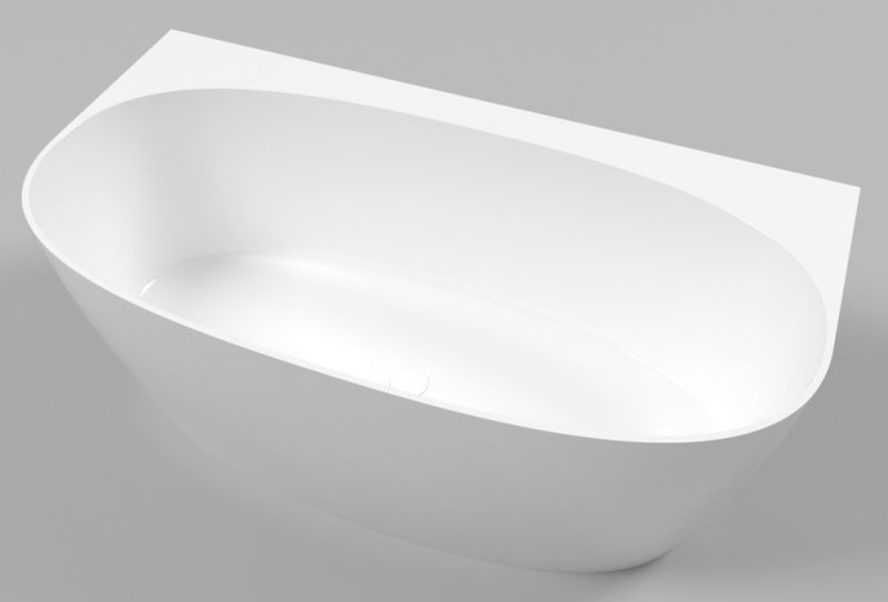 Ванна из искусственного камня Whitecross Pearl A 0214.155080.100 150x80см белый глянец