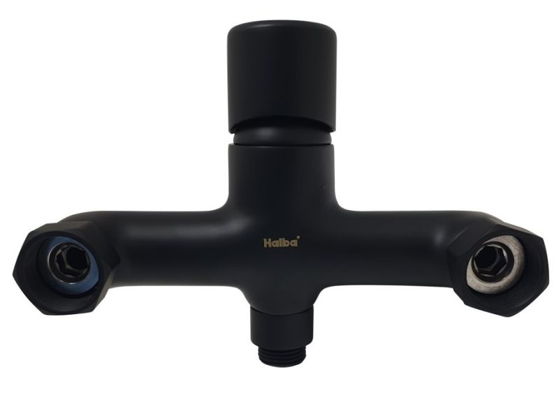 Смеситель для ванны Haiba HB60814-7 чёрный матовый