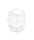 Душевое ограждение Good Door Neo CR-100-C-CH 100*100 профиль хром, стекло прозрачное