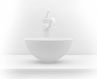 Раковина Montebianco Nemi Due 11103 30см белый Раковина Montebianco Nemi Due 11103 30см белый