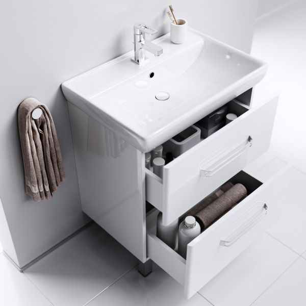 Раковина Lemark  Q 192185 белая 80 см Раковина Lemark  Q 192185 белая 80 см