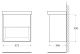 Тумба под раковину BelBagno Neon 60см Pino Bianco NEON-600-1C-SO-PB