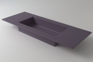 Столешница с раковиной Holbi Neptune 120см цветной матовый 1.05.009.11.3