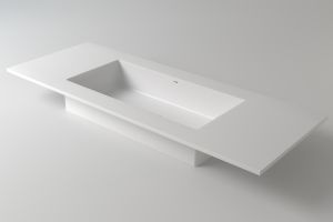 Столешница с раковиной Holbi Neptune 120см белый матовый 1.05.009.11.1