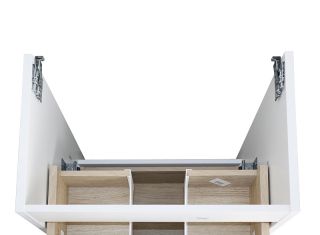 Тумба с раковиной Azario Lotos CS00094662 50 см белый глянец