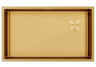 Мойка кухонная Paulmark Next-Skew PM887444-BG брашированное золото