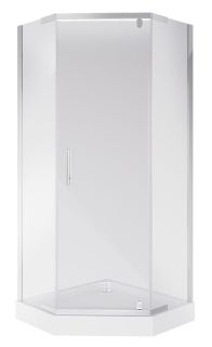 Душевой уголок Niagara NG-009-14D с поддоном 90x90см хром/прозрачное