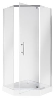 Душевой уголок Niagara NG-009-14D с поддоном 90x90см хром/прозрачное