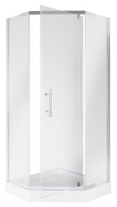 Душевой уголок Niagara NG-010-14D с поддоном 100x100см хром/прозрачное