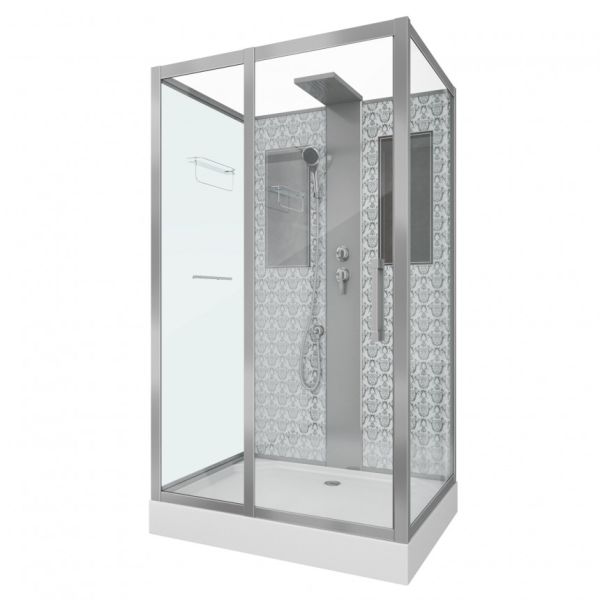Душевая кабина Niagara Lux NG-7711WBK 120x90 см