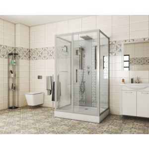 Душевая кабина Niagara Lux NG-7711WBK 120x90 см