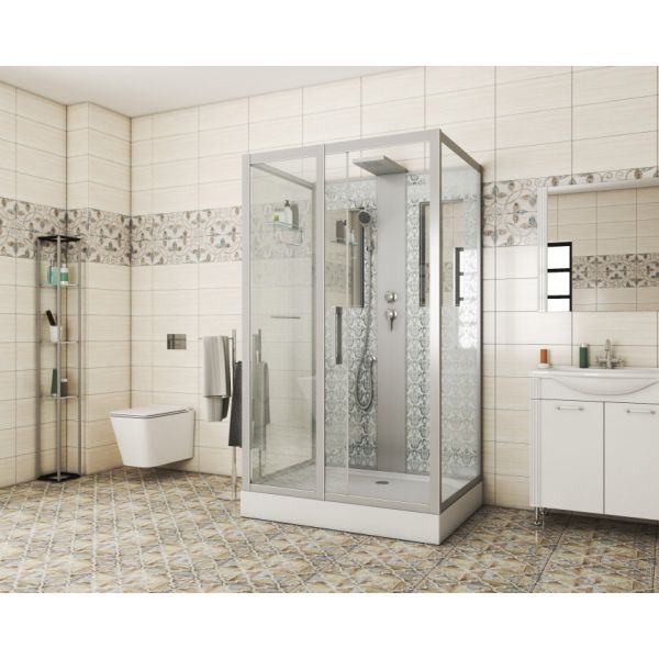 Душевая кабина Niagara Lux NG-7711WBK 120x90 см