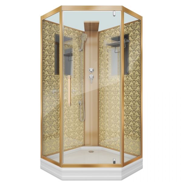 Душевая кабина Niagara Lux NG-7717GBK 100x100 см