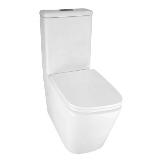 Унитаз-компакт Azario Etereo AZ-8203 безободковый торнадо белый