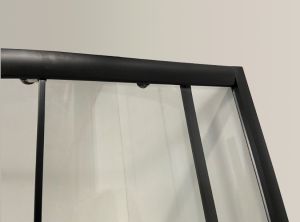 Душевой уголок Niagara NG-007-14BLACK 90х90 см с поддоном