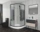 Душевой уголок Niagara NG-003-14BLACK 80х80 см