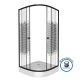 Душевой уголок Niagara NG-003-14BLACK 80х80 см