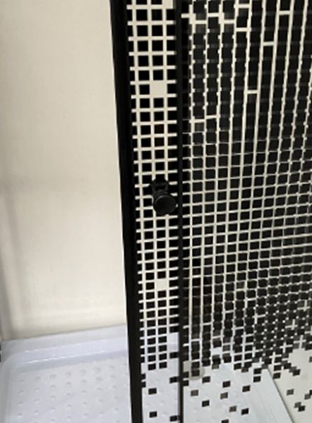 Душевой уголок Niagara NG-009-14Q black 90x90см с поддоном