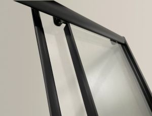 Душевой уголок Niagara NG-010-14Q BLACK 100х100 см