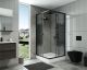 Душевой уголок Niagara NG-009-14Q black 90x90см с поддоном
