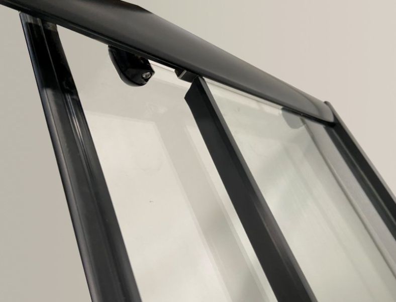 Душевой уголок Niagara NG-012-14Q BLACK 120х80 см