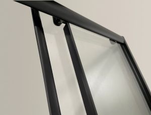 Душевой уголок 80x80 см Niagara Eco NG-008-14Q black мозаика, с поддоном