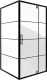 Душевой уголок Niagara Nova _02900831BLACK 90x90 см профиль чёрный стекло прозрачное