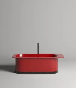 Ванна из искусственного камня Salini Ninfea S-Stone 102721MRF 180x82см RAL полностью