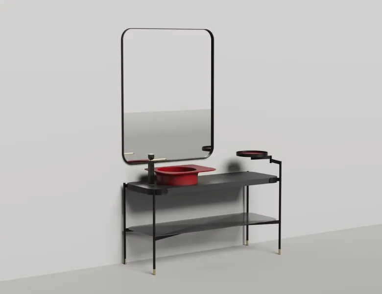 Консоль Salini Ninfea 27N114 140см с зеркалом Консоль Salini Ninfea 27N114 140см с зеркалом