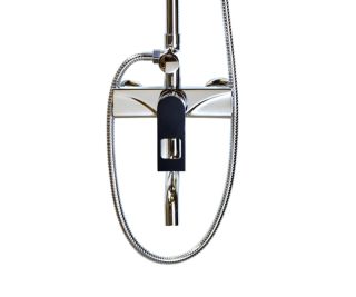 Душевая система Bronze de Luxe Element EL77/1CB, хром/черный Душевая система Bronze de Luxe Element EL77/1CB, хром/черный