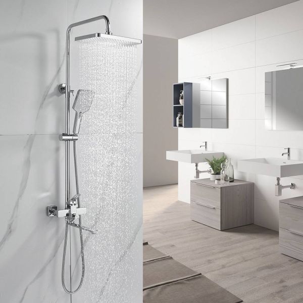 Душевая стойка Shevanik S6136 хром Душевая стойка Shevanik S6136 хром