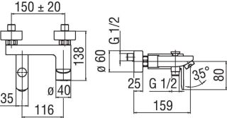 Смеситель Nobili New Road RD00110/1CR для душа Смеситель Nobili New Road RD00110/1CR для душа