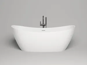 Ванна из искусственного камня Salini Noemi S-Sense 101811GRH 185x81см RAL снаружи