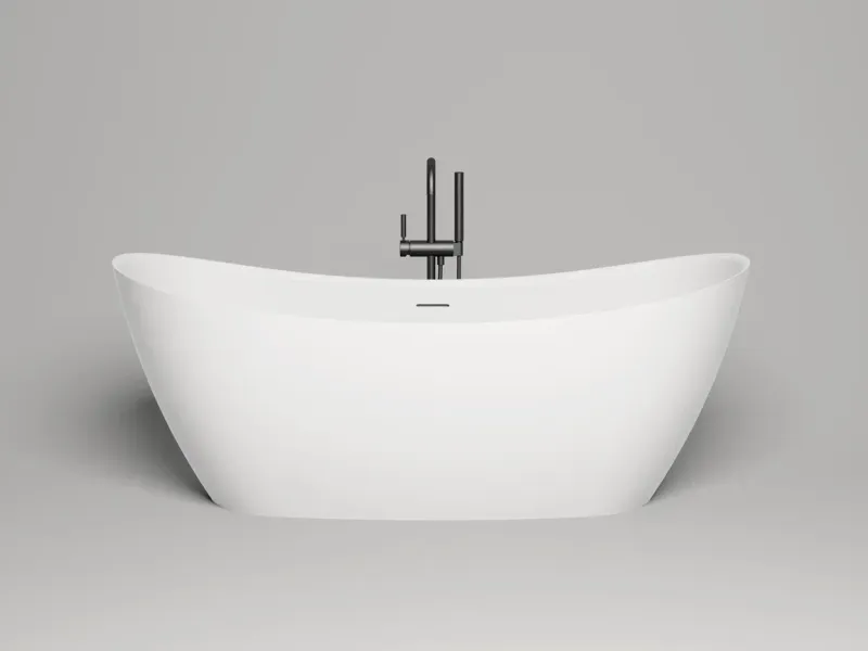 Ванна из искусственного камня Salini Noemi S-Sense 101811GRH 185x81см RAL снаружи
