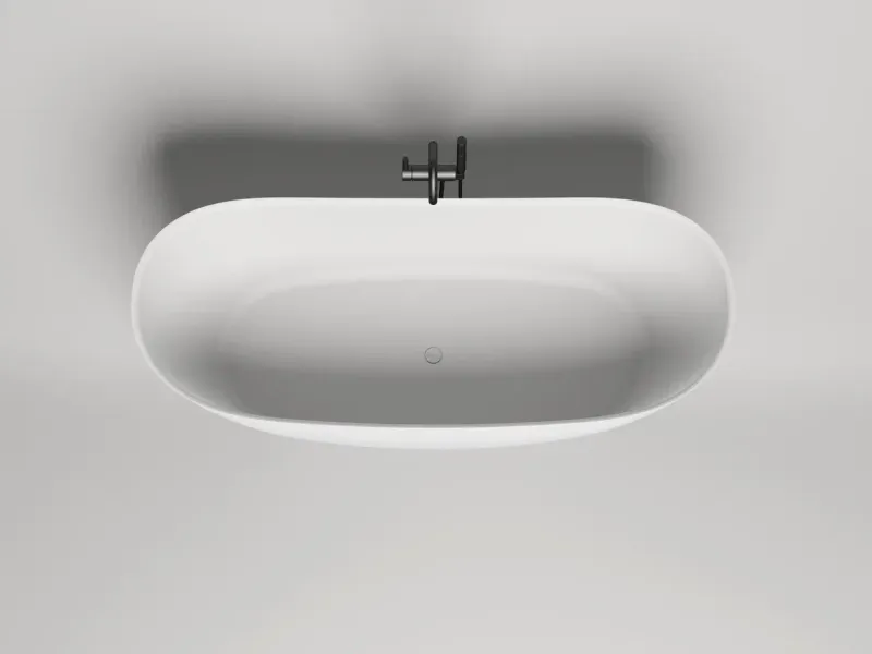 Ванна из искусственного камня Salini Noemi S-Stone 101722M 170x75см белый матовый