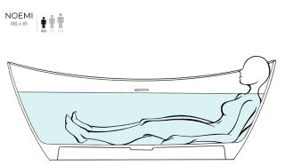 Ванна из искусственного камня Salini Noemi S-Stone 101811SMRF 185x81см RAL полностью Ванна из искусственного камня Salini Noemi S-Stone 101811SMRF 185x81см RAL полностью
